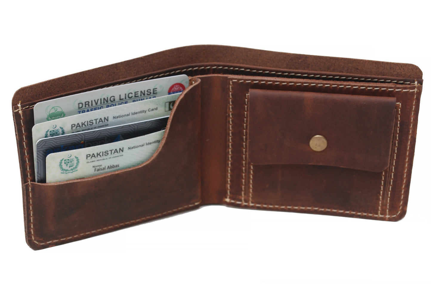 Bifold Cash Leather Wallet