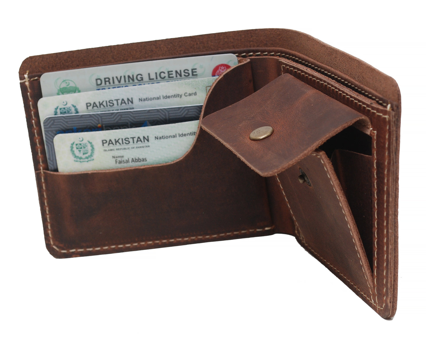 Bifold Cash Leather Wallet